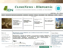 Tablet Screenshot of climenews.com